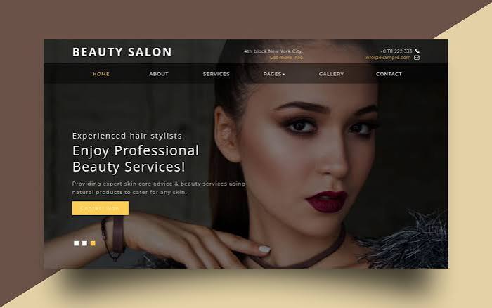 Salon & Beauty Websites