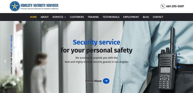 Security Service Websites